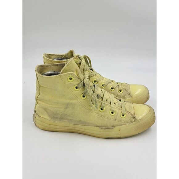 Converse Chuck Taylor All Star Yellow 171274C hi top sneakers women Size 8 - Picture 1 of 11